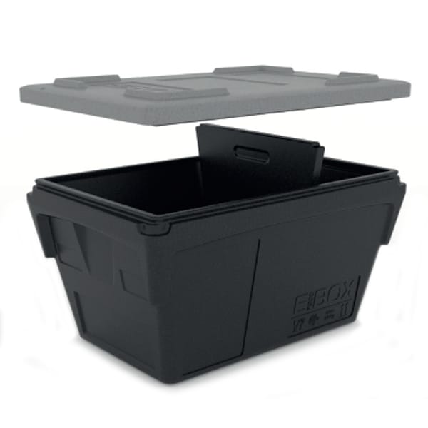 E-Food Box XL Nestable with Standard Lid & Divider